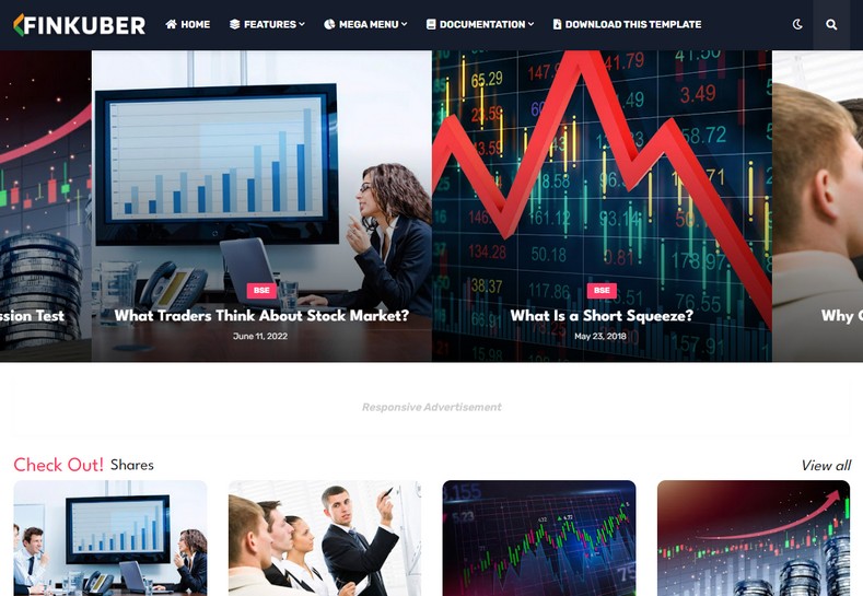 FinKuber Blogger Template