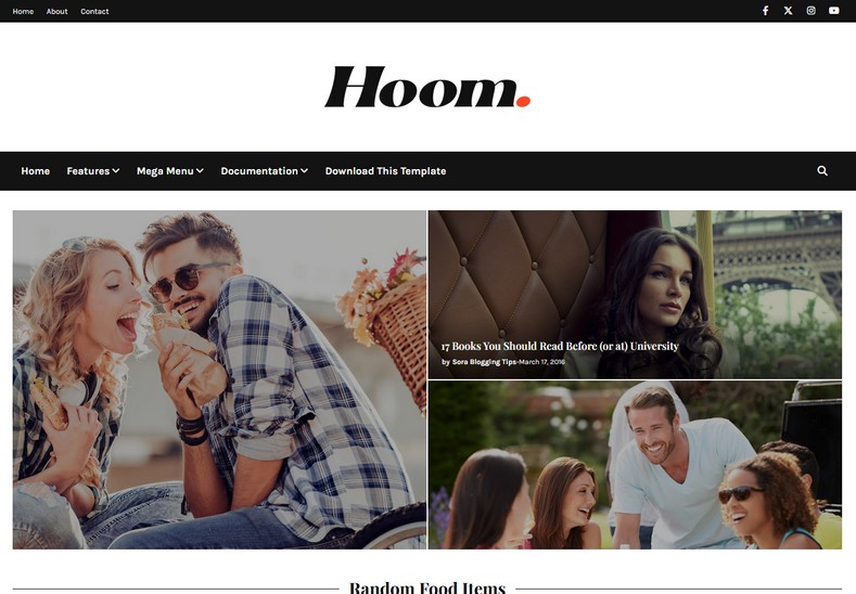 Hoom Blogger Template