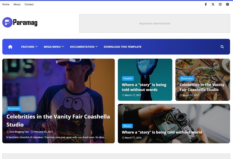 Paramag Blogger Template
