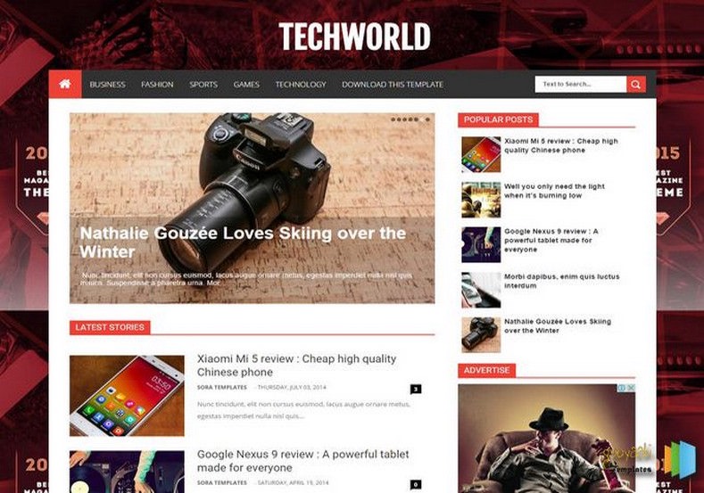 TechWorld Blogger Template
