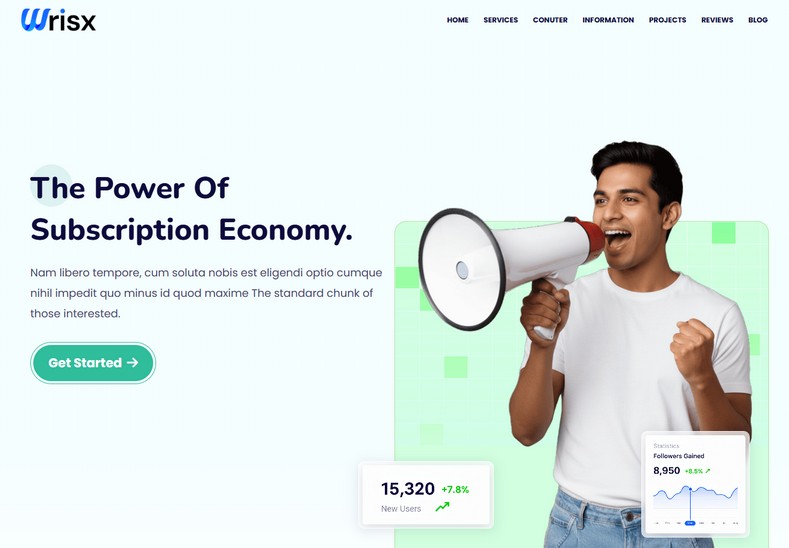 Wrisx Blogger Template
